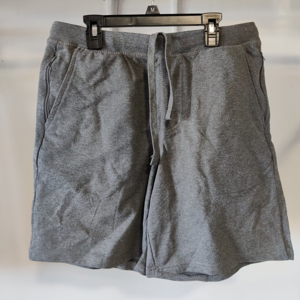 NWoT Eddie Bauer Men's Comfort Fit Lounge Shorts Gray Size M $40 FFF238